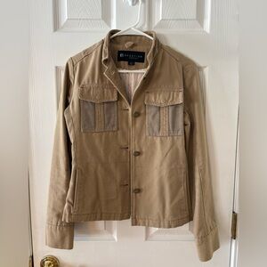 Kenneth Cole Tan Military Style Jacket